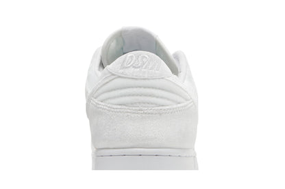 Nike Dunk Low Dover Street Market Triple White Velvet sneaker afbeelding 7 - stylecode DH2686-100