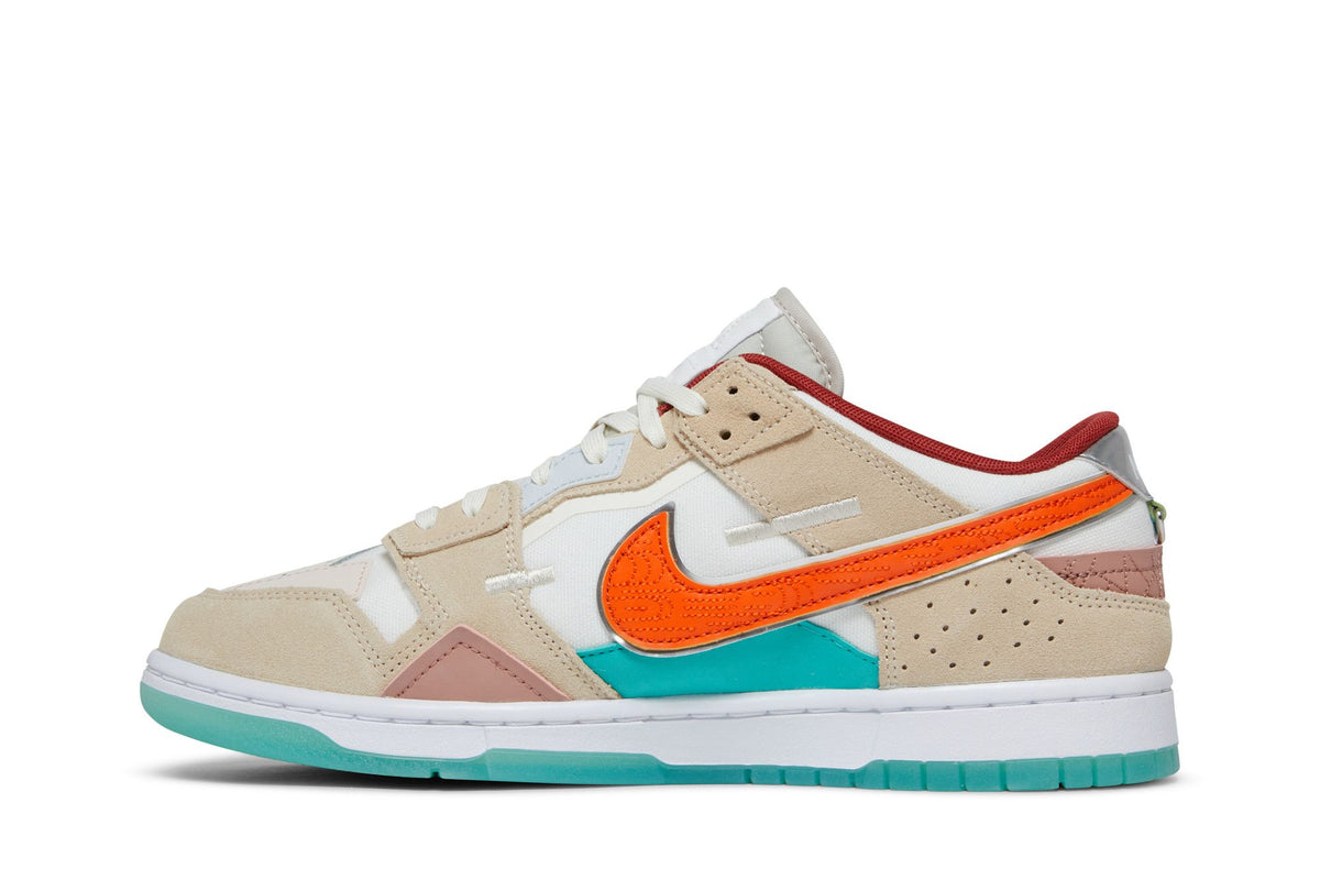 Nike Dunk Low Scrap Shapeless, Formless, Limitless sneaker afbeelding 3 - stylecode DQ4975-181