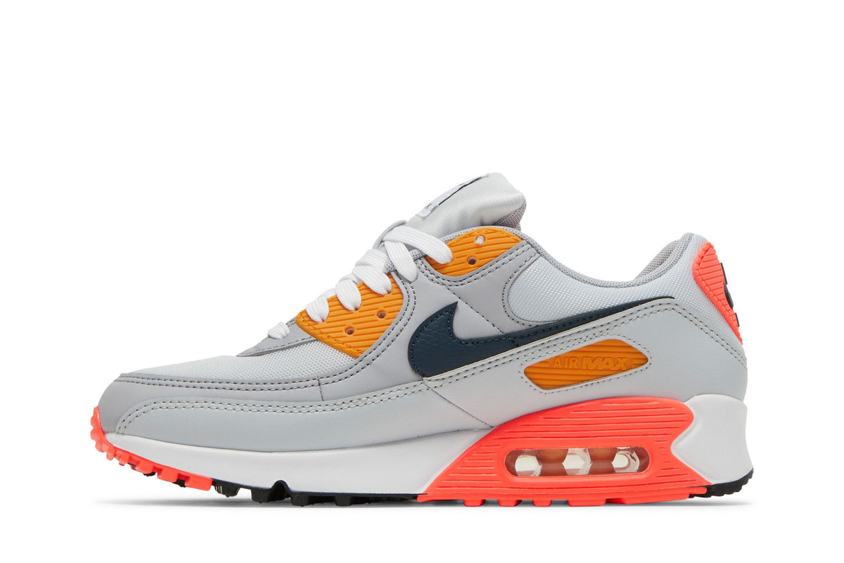 Nike Air Max 90 Grey Crimson Gold (Women's) sneaker afbeelding 3 - stylecode DH5072-001