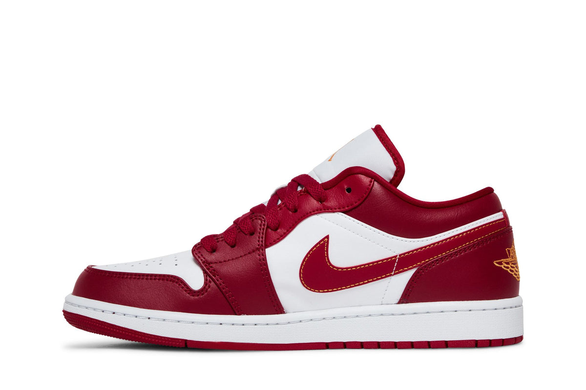 Jordan 1 Low Cardinal Red sneaker afbeelding 3 - stylecode 553558-607