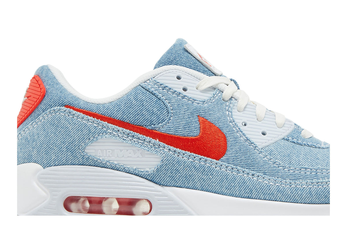 Nike Air Max 90 Denim Light Wash sneaker afbeelding 2 - stylecode DV2120-900