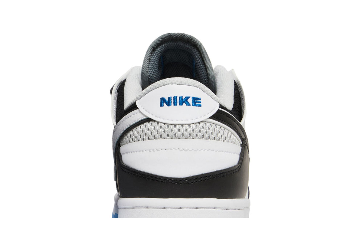 Nike Dunk Low Scrap Black Neutral Grey University Blue White sneaker afbeelding 7 - stylecode DN5381-001