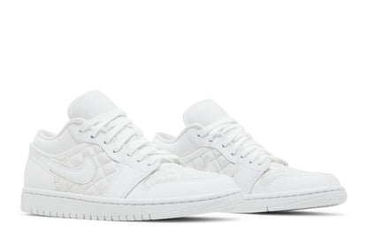Air Jordan 1 Low Quilted White (Women's) sneaker afbeelding 8 - stylecode DB6480-100