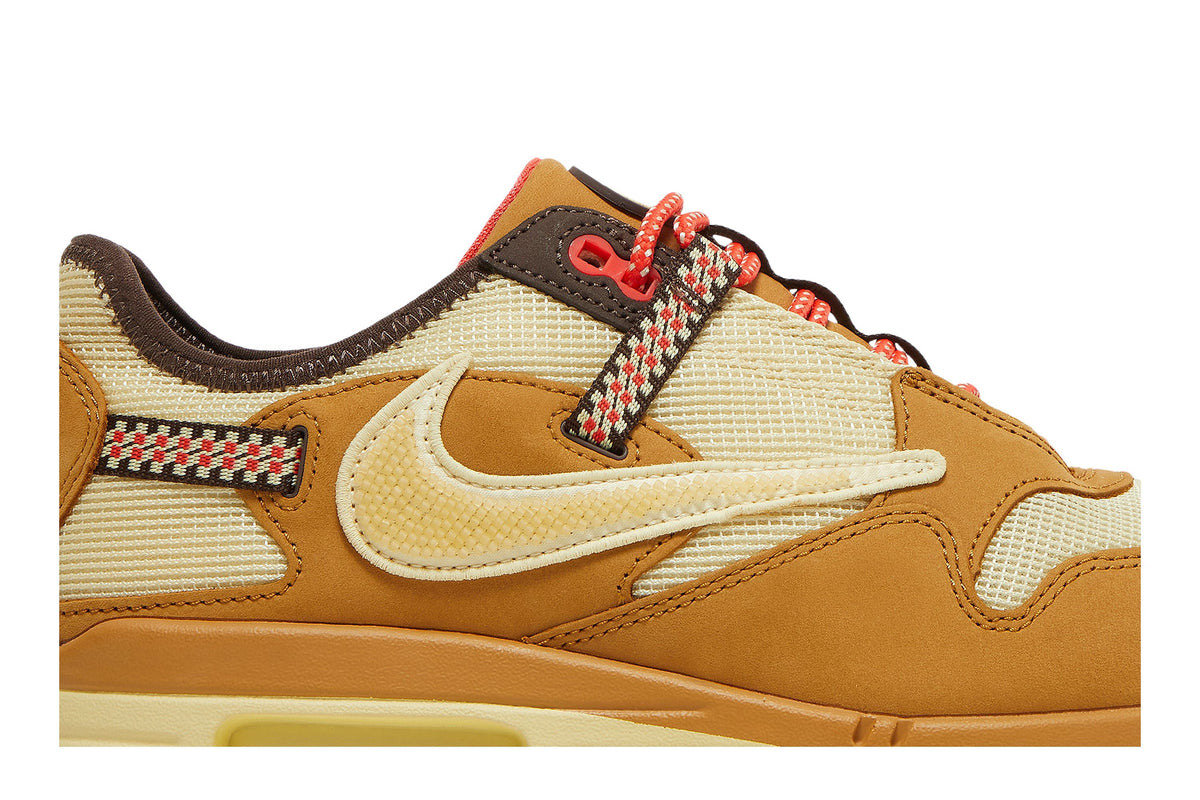 Nike Air Max 1 Travis Scott Cactus Jack Wheat Lemon Drop sneaker afbeelding 2 - stylecode DO9392-701