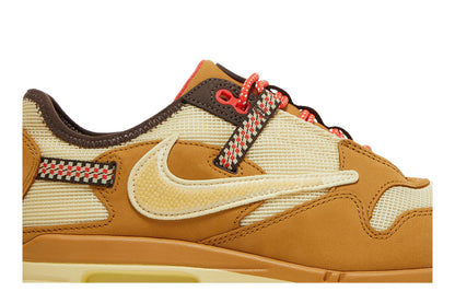 Nike Air Max 1 Travis Scott Cactus Jack Wheat Lemon Drop sneaker afbeelding 2 - stylecode DO9392-701