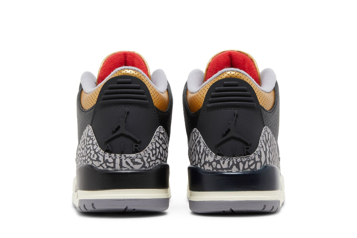 Jordan 3 Retro Black Cement Gold (Women's) sneaker afbeelding 6 - stylecode CK9246-067