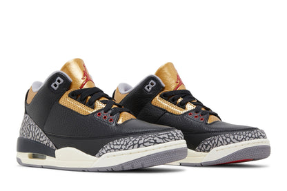 Jordan 3 Retro Black Cement Gold (Women's) sneaker afbeelding 8 - stylecode CK9246-067
