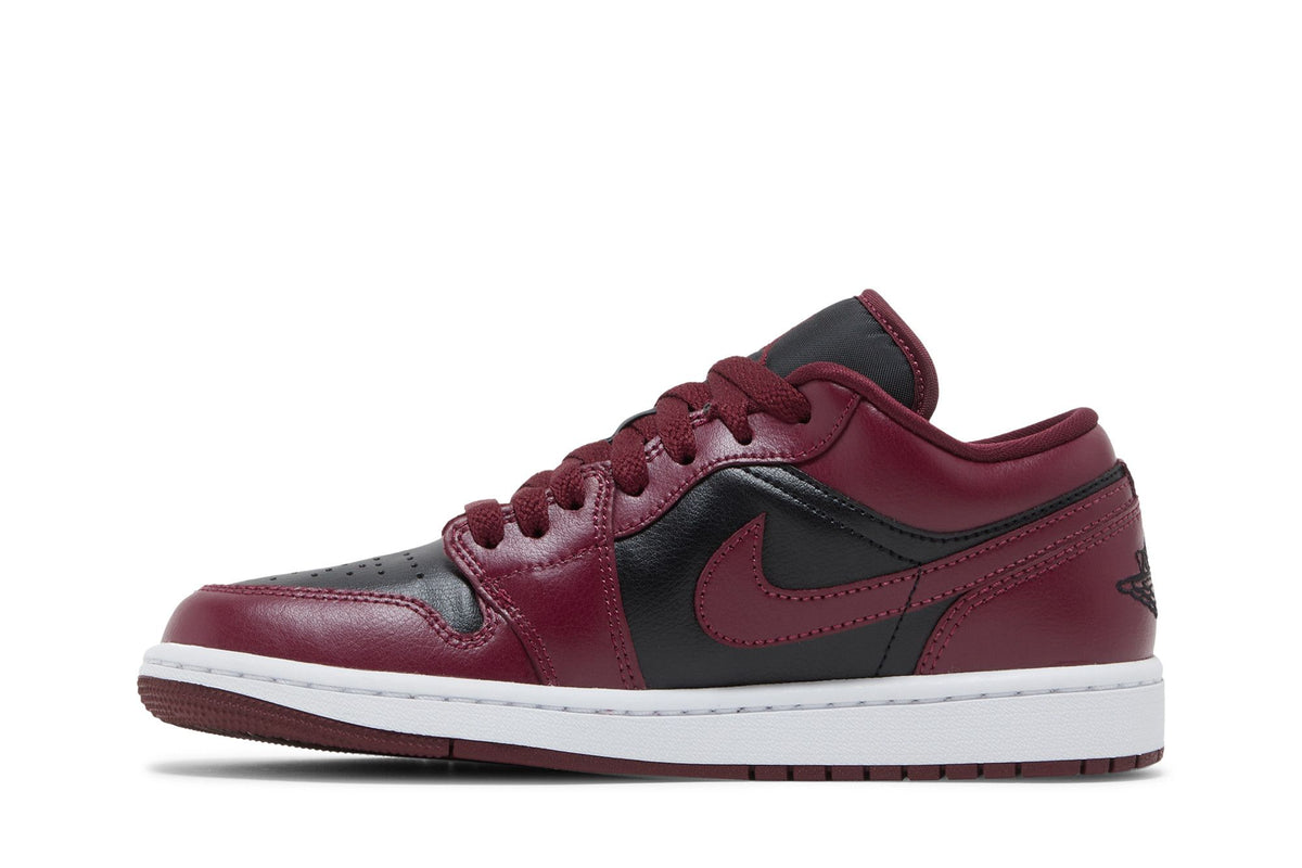 Jordan 1 Low Black Dark Beetroot (Women's) sneaker afbeelding 3 - stylecode DC0774-006