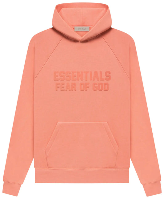 Fear of God Essentials Hoodie 'Coral'