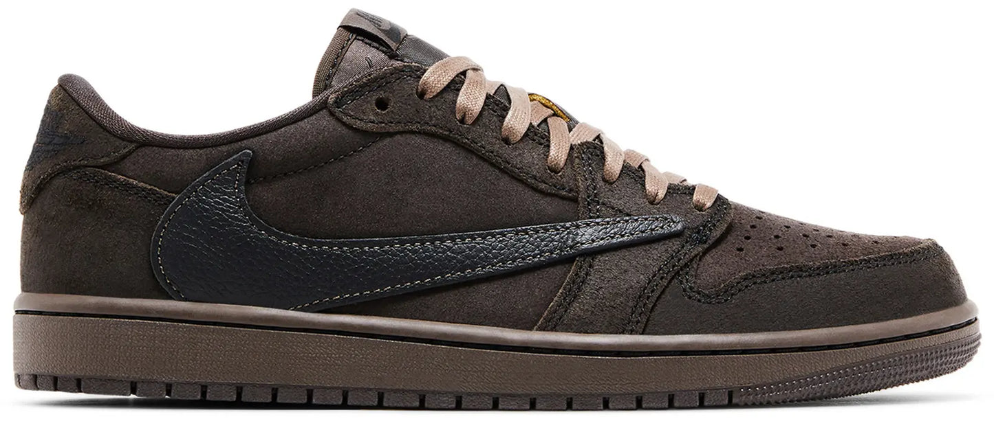 Air Jordan 1 Retro Low OG SP Travis Scott 'Velvet Brown'