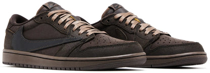 Air Jordan 1 Retro Low OG SP Travis Scott 'Velvet Brown'