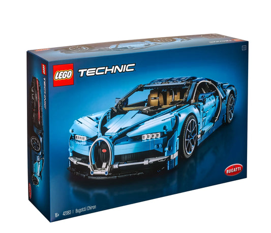 Afbeelding van de LEGO Technic Bugatti Chiron 42083 – Gedetailleerd 1:8 schaalmodel van de Bugatti Chiron, ontwikkeld in samenwerking met Bugatti Automobiles S.A.S.