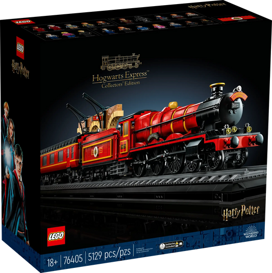 LEGO Harry Potter Zweinstein Express™ - Verzameleditie (76405), gedetailleerd schaalmodel van de iconische trein met Perron 9¾ en 20 minifiguren.