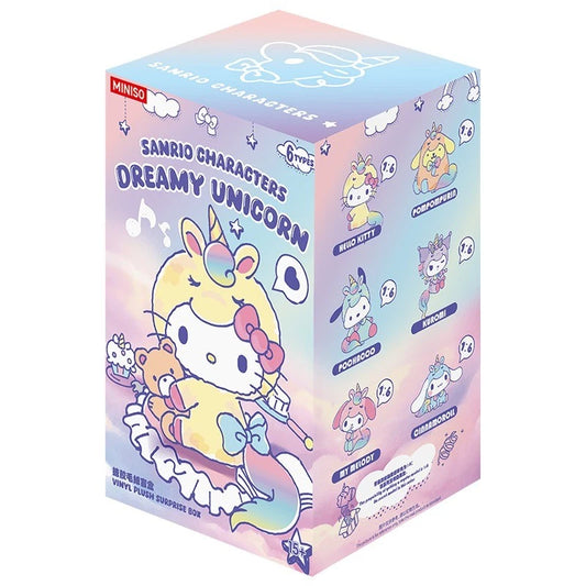 Miniso Sanrio Characters Dreamy Unicorn Vinyl Plush Blind Box