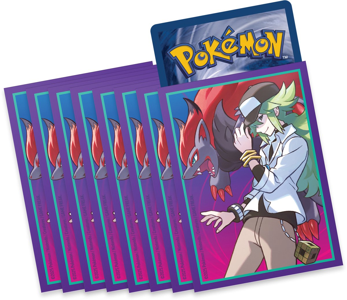 Opengeklapte Pokémon TCG SV09 Journey Together Elite Trainer Box met booster packs, promo kaart, sleeves, energiekaarten en accessoires.
