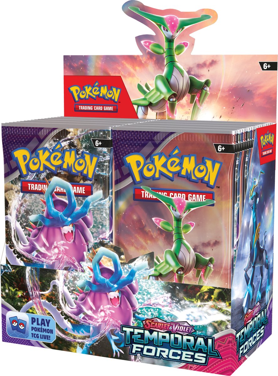 Pokémon Scarlet & Violet Temporal Forces Booster Box (36 packs)