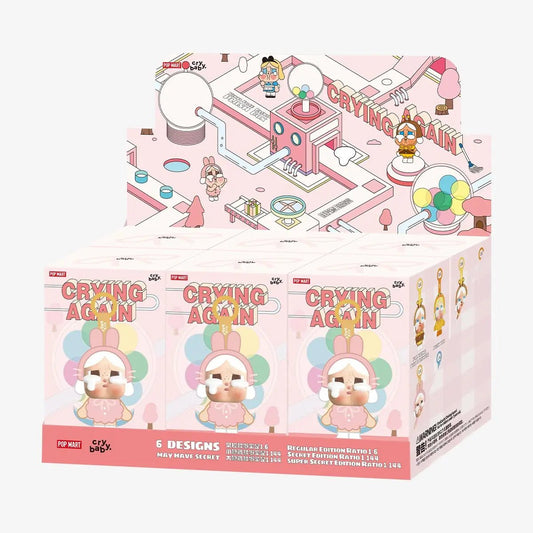 Pop Mart CryBaby - Crying Again Series Vinyl Face Plush Sealed Case - HYP3