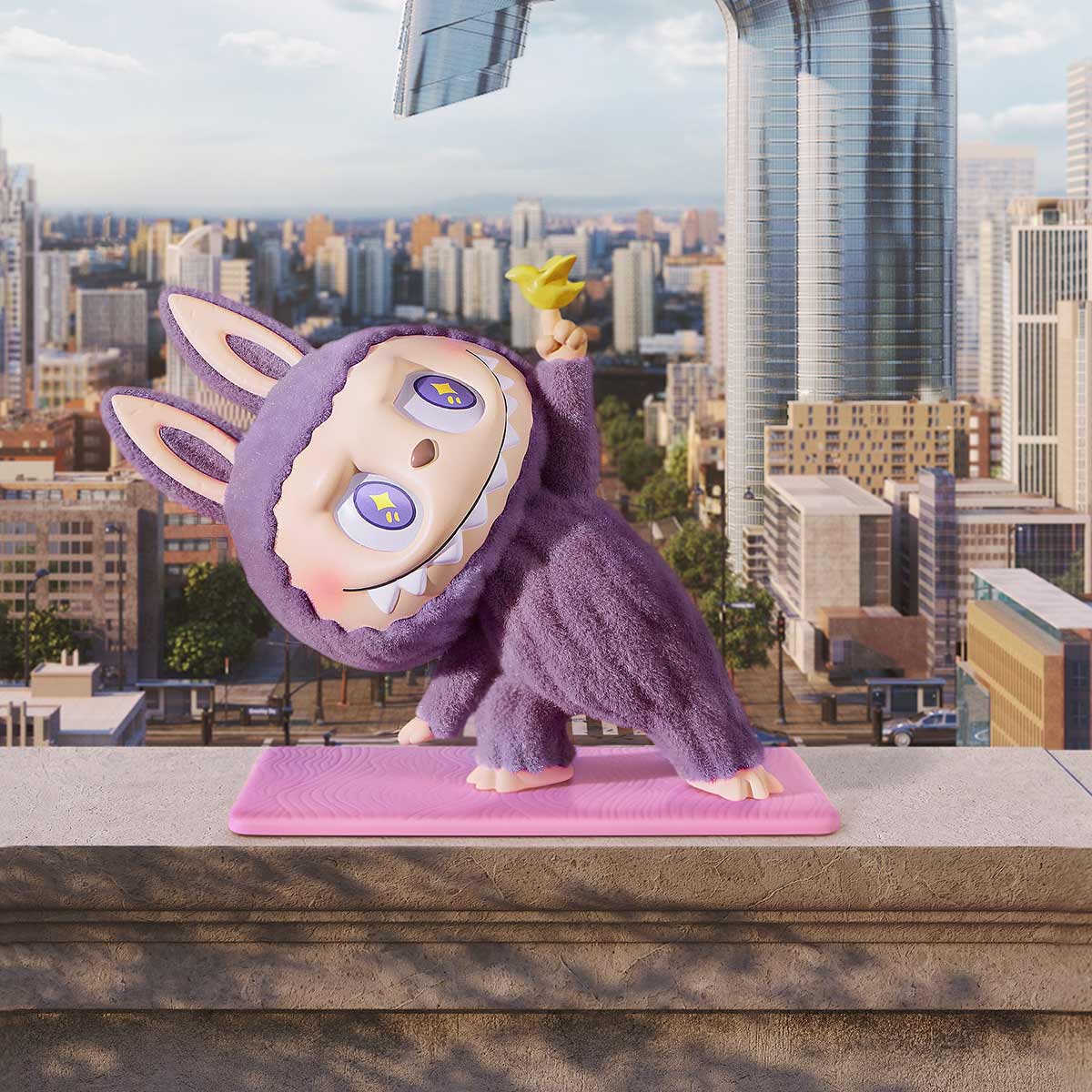 Pop Mart The Monsters Lazy Yoga Series – 100% Originele Labubu