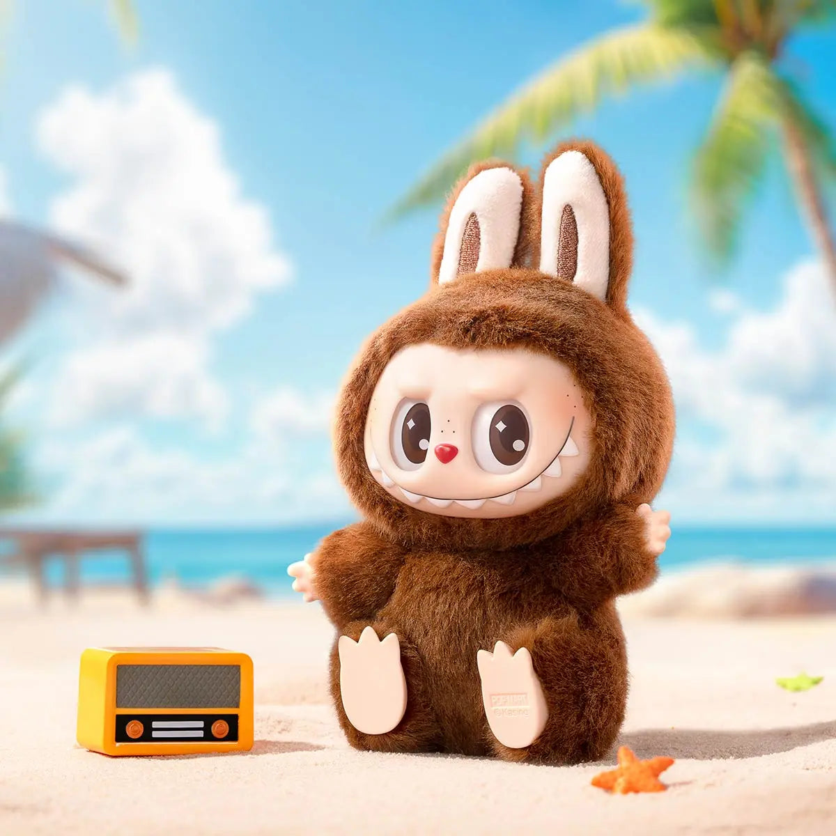 Zeldzame geheime editie uit Pop Mart THE MONSTERS Have a Seat collectie chestnut cacoa