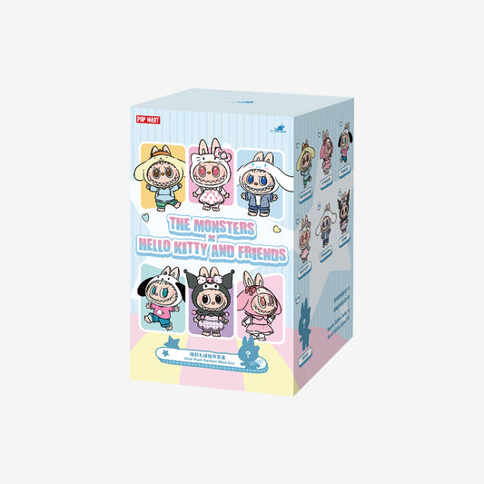 Pop Mart The Monsters Labubu x Hello Kitty and Friends Series Blind Box Vinyl Plush Pendant
