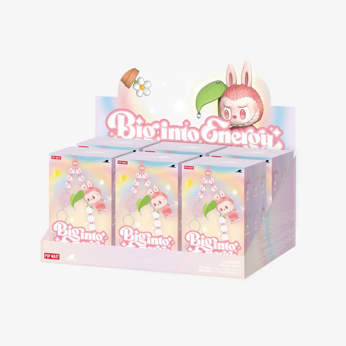 Gesloten THE MONSTERS Big into Energy Series blind box van POP MART met kleurrijke verpakking