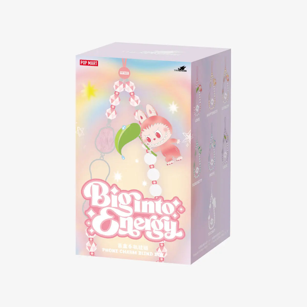 Gesloten THE MONSTERS Big into Energy Series blind box (enkele doos) van POP MART met kleurrijke verpakking