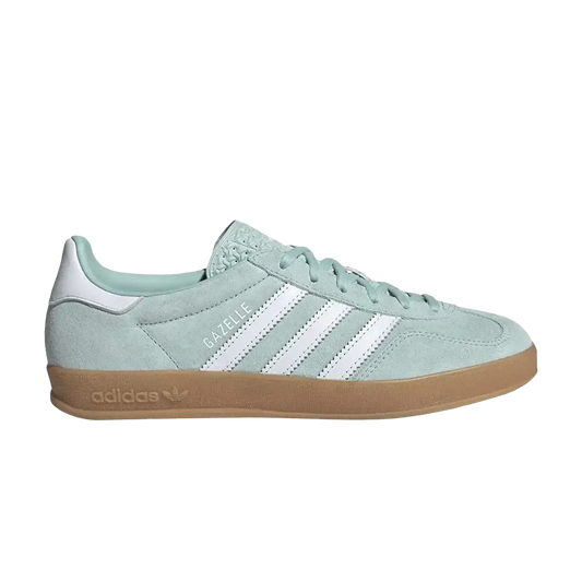 adidas Gazelle Indoor Ash Green White (Women's) sneaker 1 - stylecode JS1396