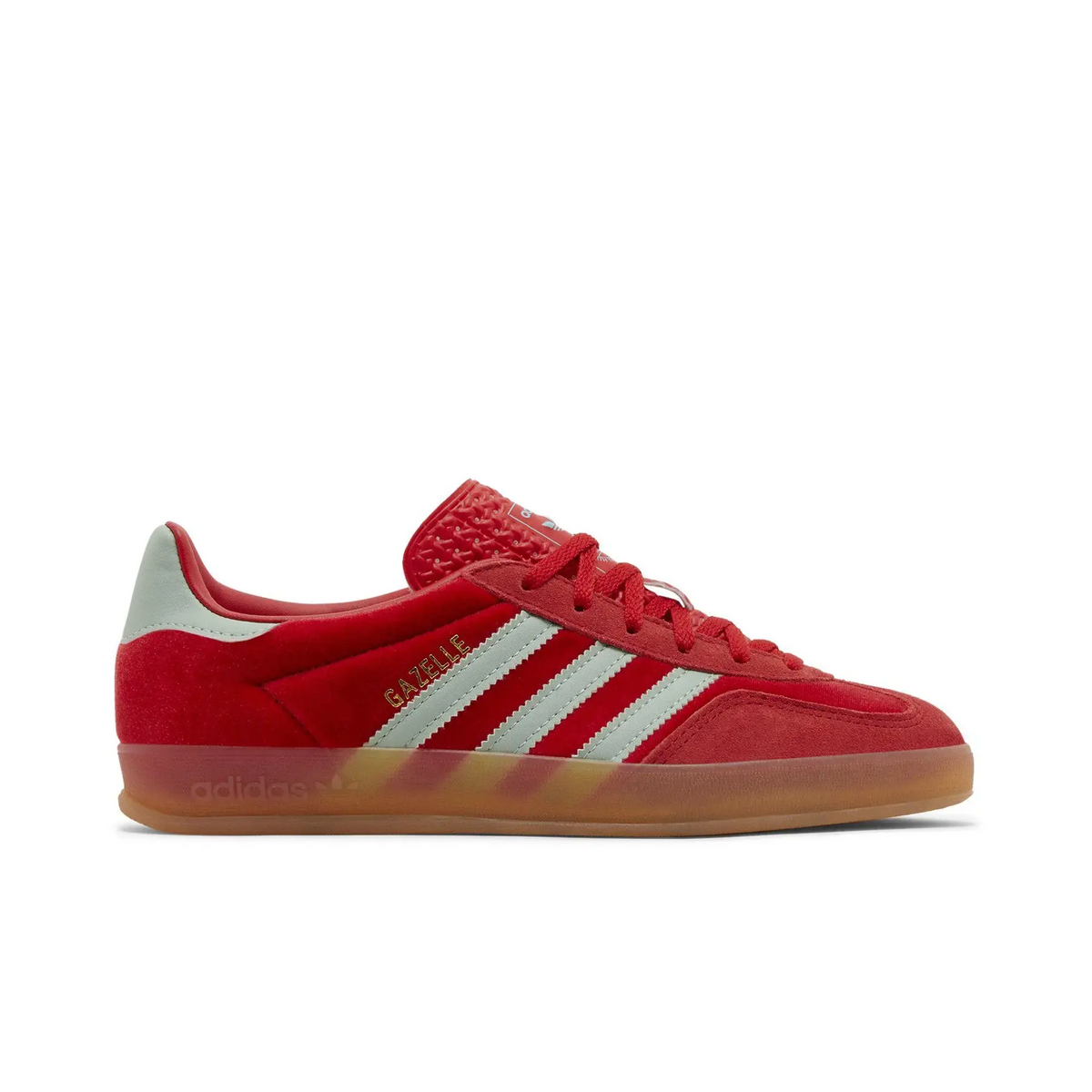 adidas Gazelle Indoor Better Scarlet Hazy Green (Women's) sneaker 1 - stylecode IG6786