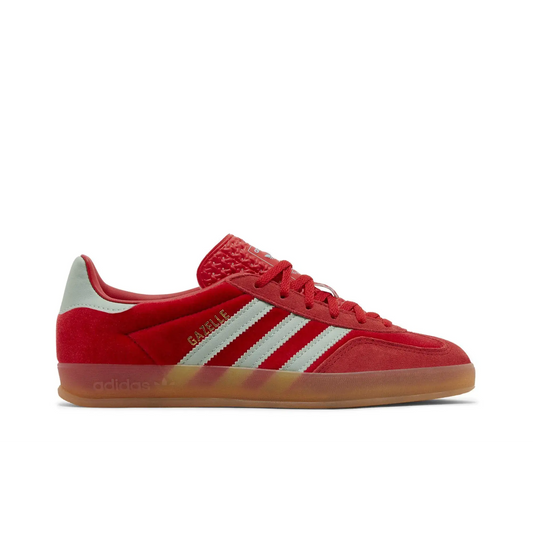 adidas Gazelle Indoor Better Scarlet Hazy Green (Women's) sneaker 1 - stylecode IG6786