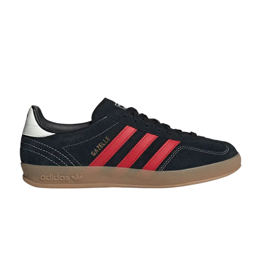 adidas Gazelle Indoor Black Better Scarlet Gum sneaker 1 - stylecode IH9653