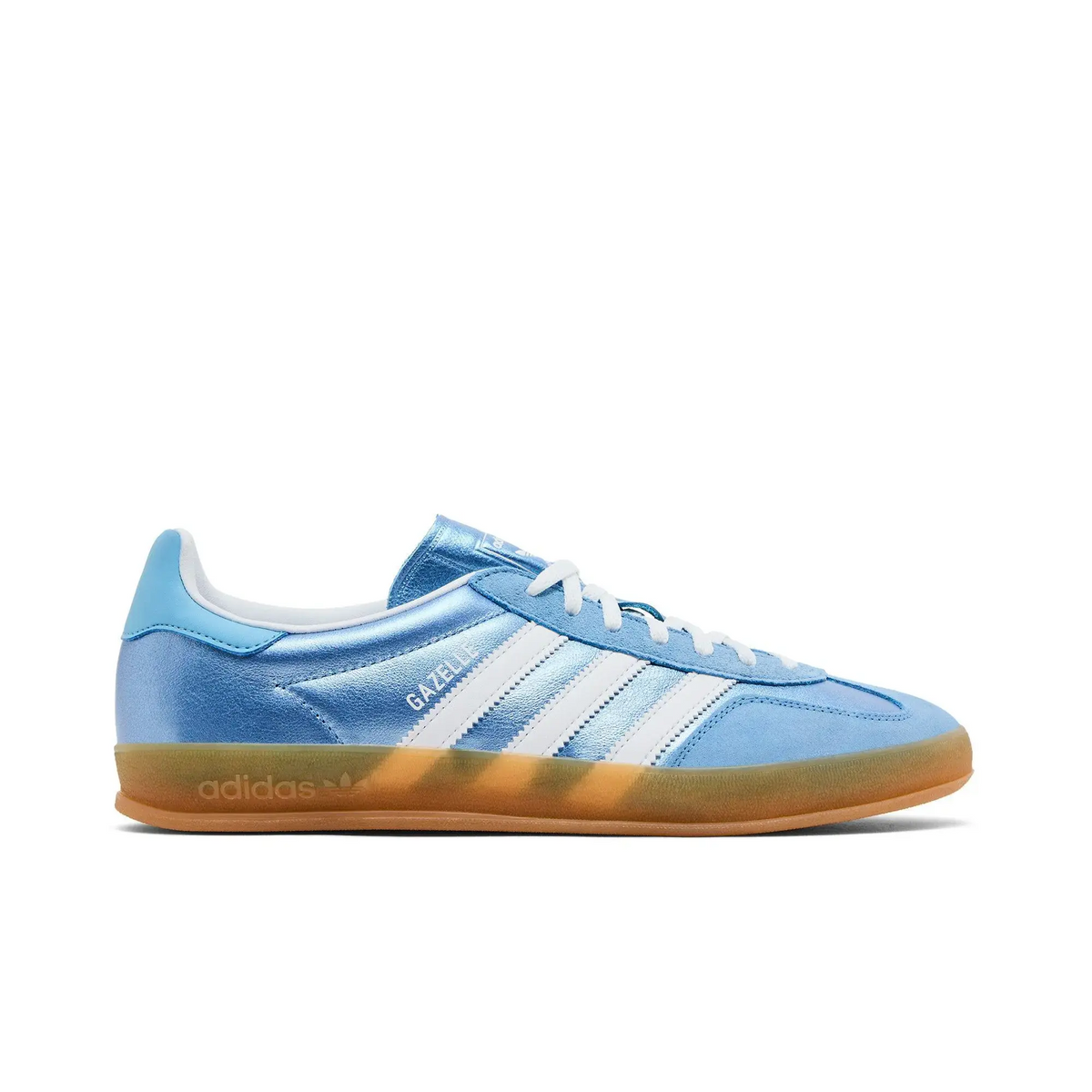 adidas Gazelle Indoor Blue Cloud White Gum (Women's) sneaker 1 - stylecode JS1407
