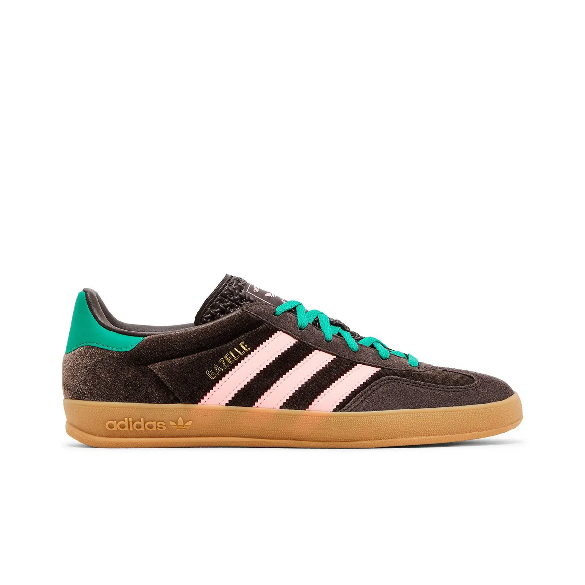 adidas Gazelle Indoor Brown Velvet (Women's) sneaker 1 - stylecode JI2714
