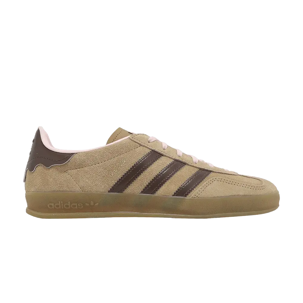 adidas Gazelle Indoor Cardboard Brown Sandy Pink Gum sneaker 1 - stylecode JR8028