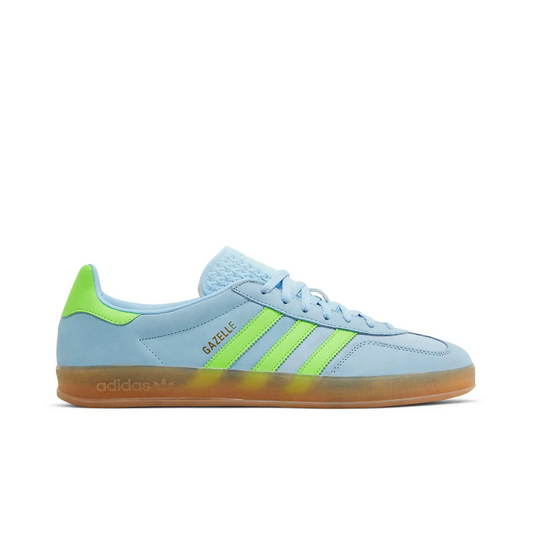 adidas Gazelle Indoor Clear Sky Solar Green (Women's) sneaker 1 - stylecode JI1372