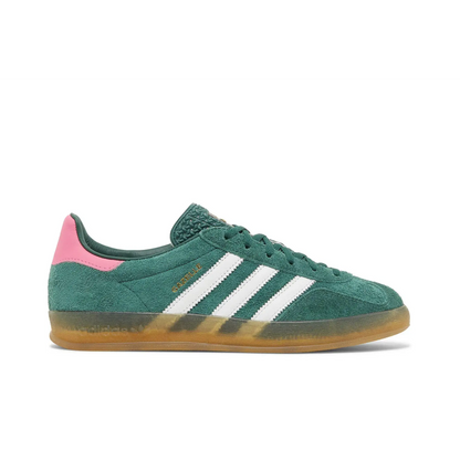 adidas Gazelle Indoor Collegiate Green Lucid Pink (Women's) sneaker 1 - stylecode IG5929