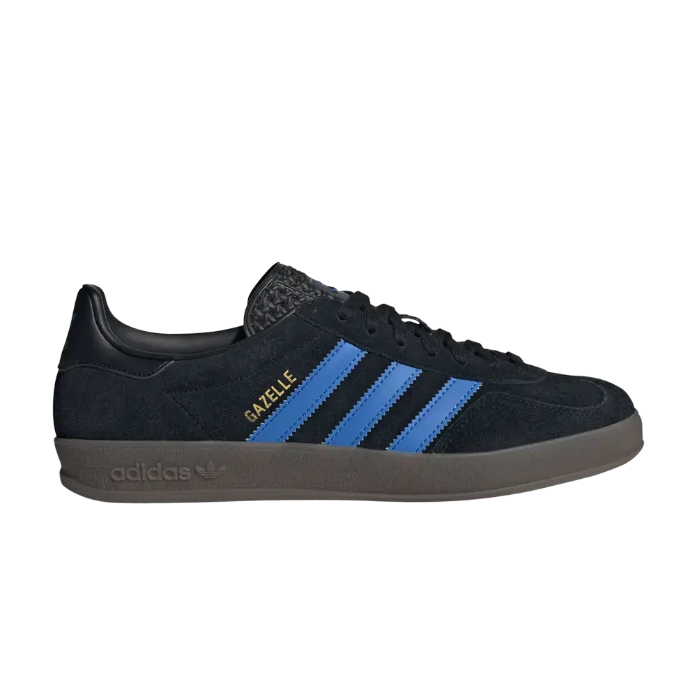 adidas Gazelle Indoor Core Black Blue sneaker 1 - stylecode JQ2692