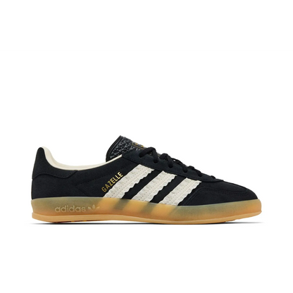 adidas Gazelle Indoor Core Black Cream White Gum (Women's) sneaker 1 - stylecode JS1412