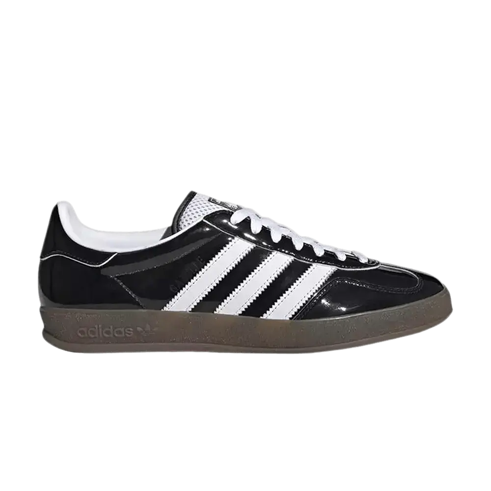 adidas Gazelle Indoor Core Black Patent Leather sneaker 1 - stylecode JQ8124
