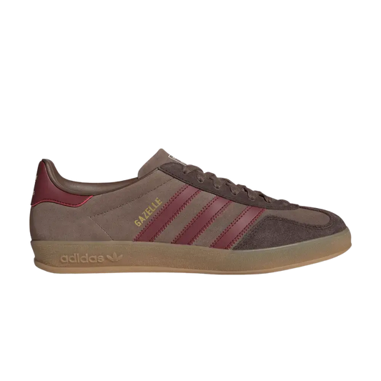 adidas Gazelle Indoor Earth Strata Shadow Red sneaker 1 - stylecode JQ8398