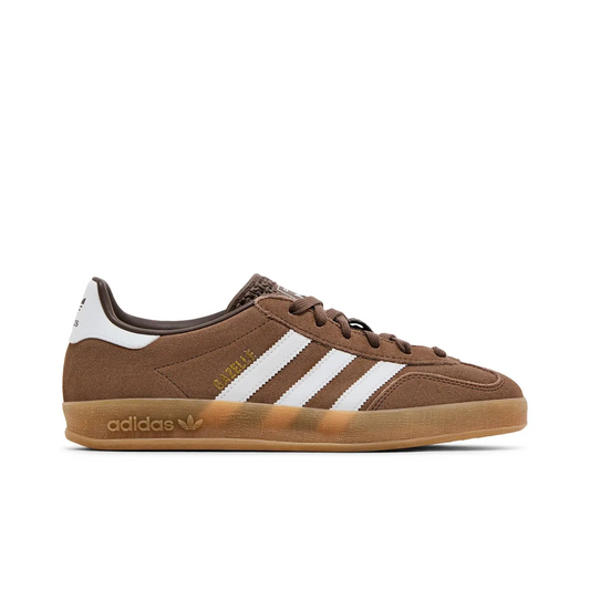 adidas Gazelle Indoor Earth Strata White Gold Metallic sneaker 1 - stylecode JQ0175