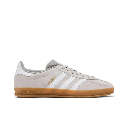 adidas Gazelle Indoor Grey Cloud White Gold Metallic sneaker 1 - stylecode JQ0176