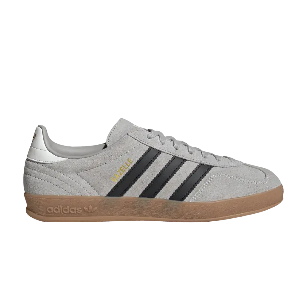 adidas Gazelle Indoor Grey Two Black Gum sneaker 1 - stylecode IH9655