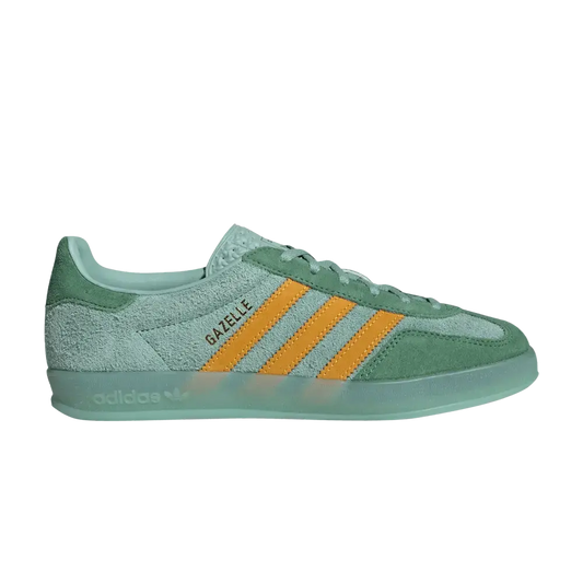 adidas Gazelle Indoor Hazy Green Crew Yellow (Women's) sneaker 1 - stylecode IG6783