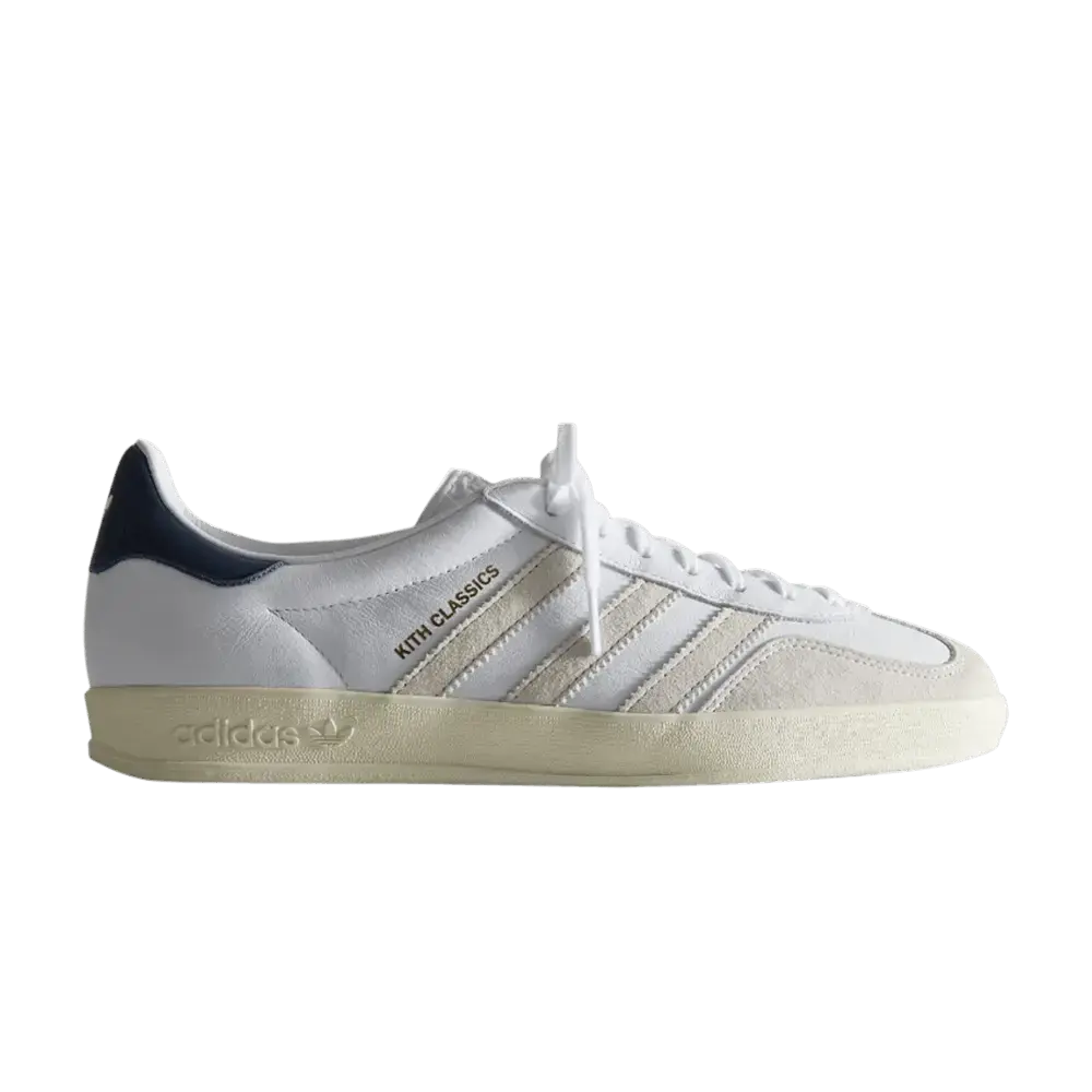 adidas Gazelle Indoor Kith Classics White Navy sneaker 1 - stylecode IE2572