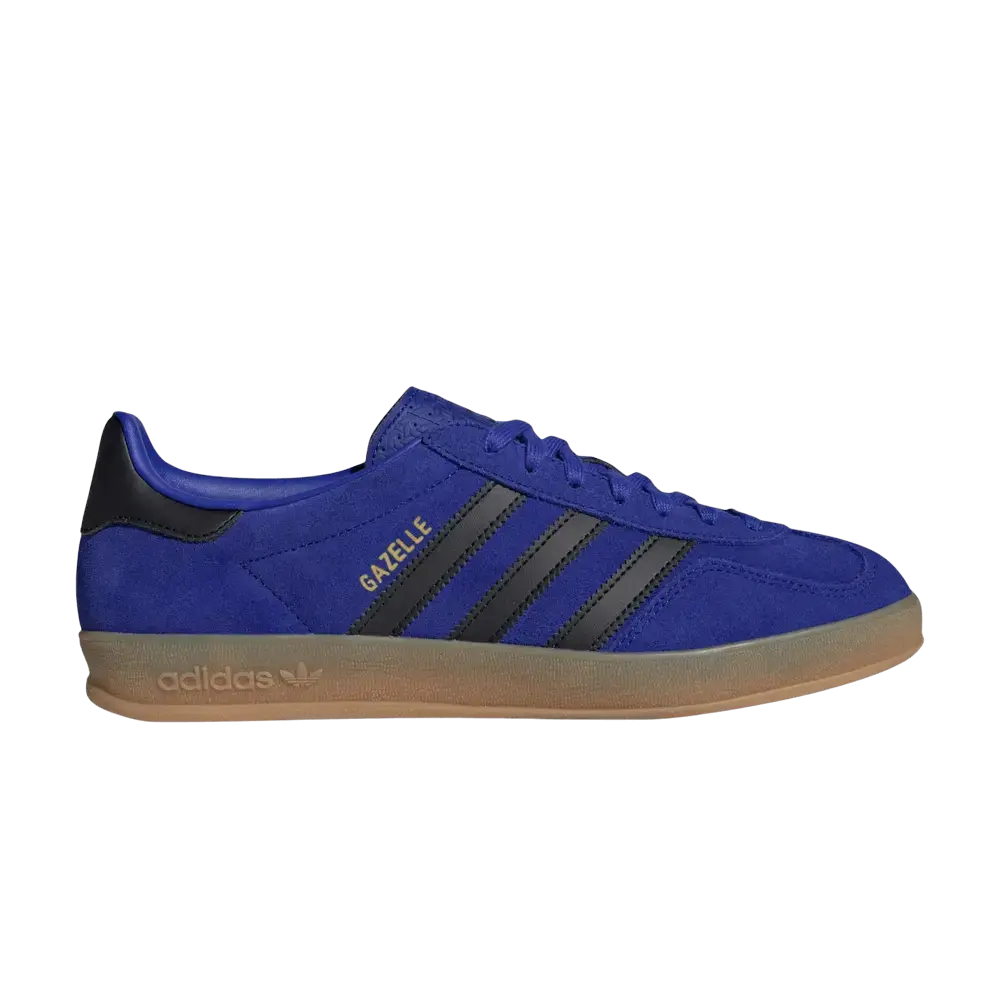 adidas Gazelle Indoor Lucid Blue Black sneaker 1 - stylecode JR6302