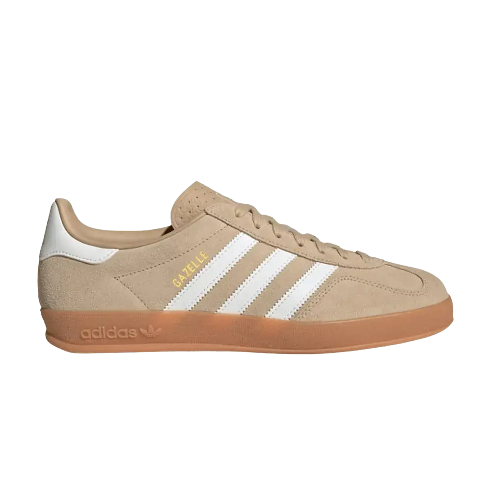 adidas Gazelle Indoor Magic Beige White sneaker 1 - stylecode HQ5154