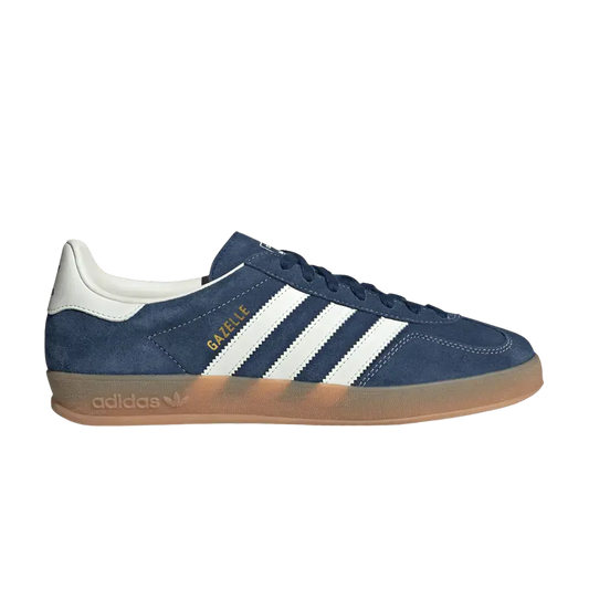 adidas Gazelle Indoor Night Indigo Off White Gold Metallic sneaker 1 - stylecode JQ8393