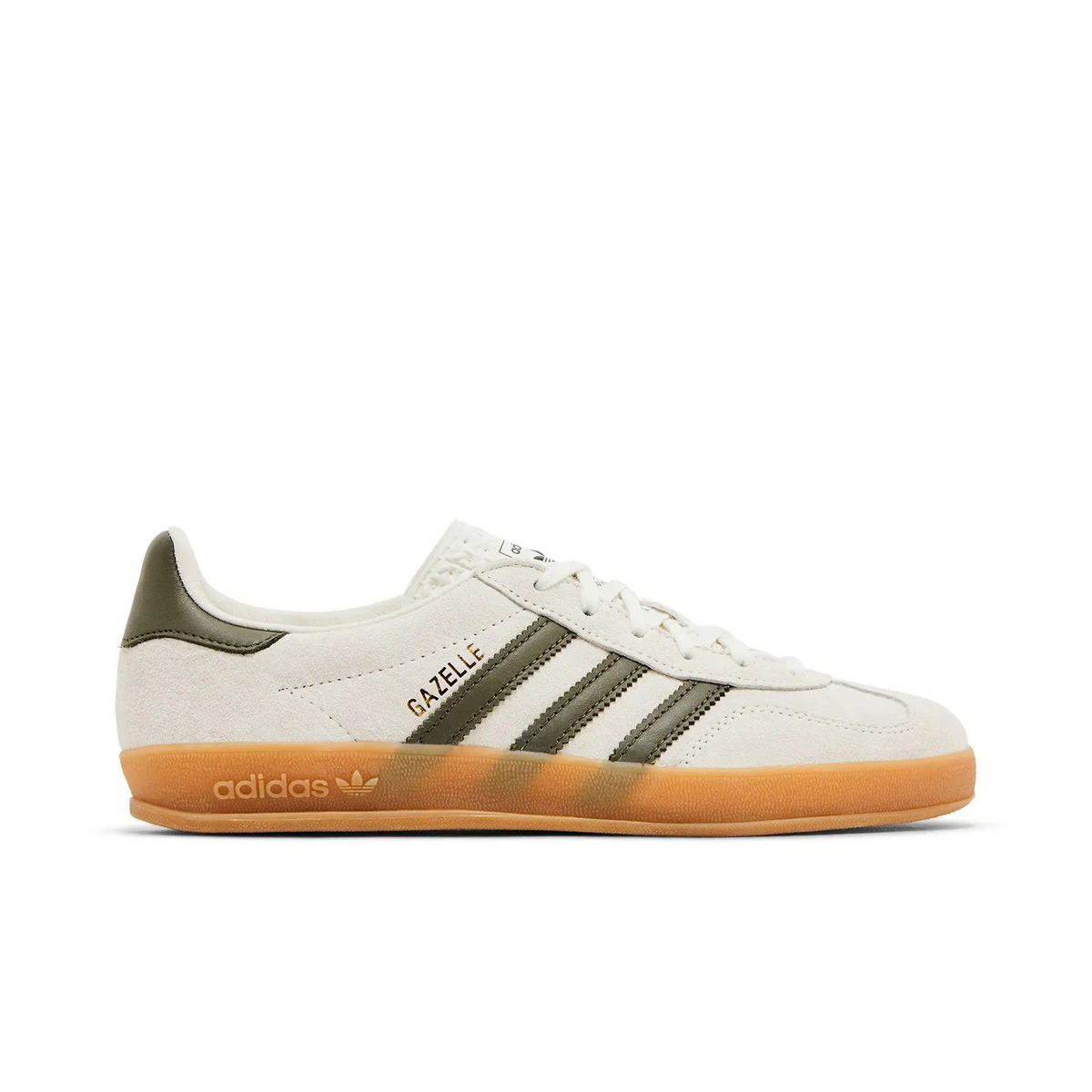 adidas Gazelle Indoor Olive Strata (Women's) sneaker 1 - stylecode JH8821