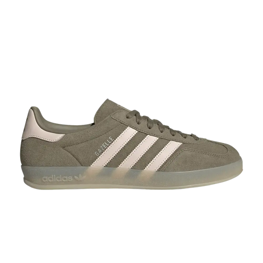 adidas Gazelle Indoor Olive Strata Wonder Quartz sneaker 1 - stylecode IH9641