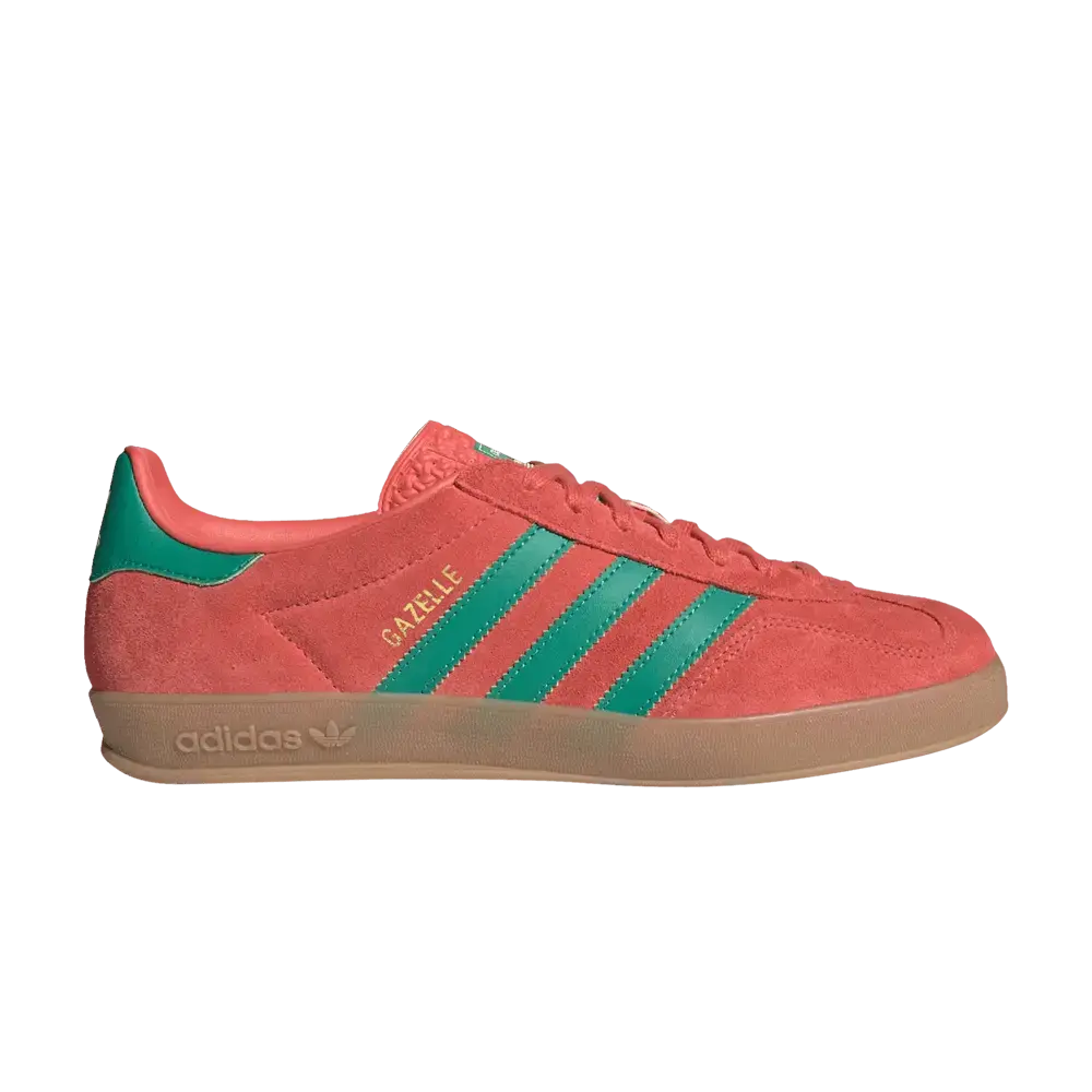 adidas Gazelle Indoor Preloved Scarlet Court Green sneaker 1 - stylecode JH5407
